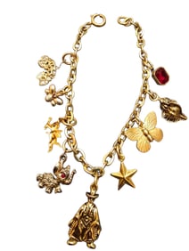 VINTAGE DAINTY MULTI CHARM BRACELET