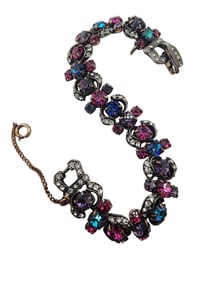 VINTAGE SIGNED WEISS OLDER RHINESTONE BROOCH
