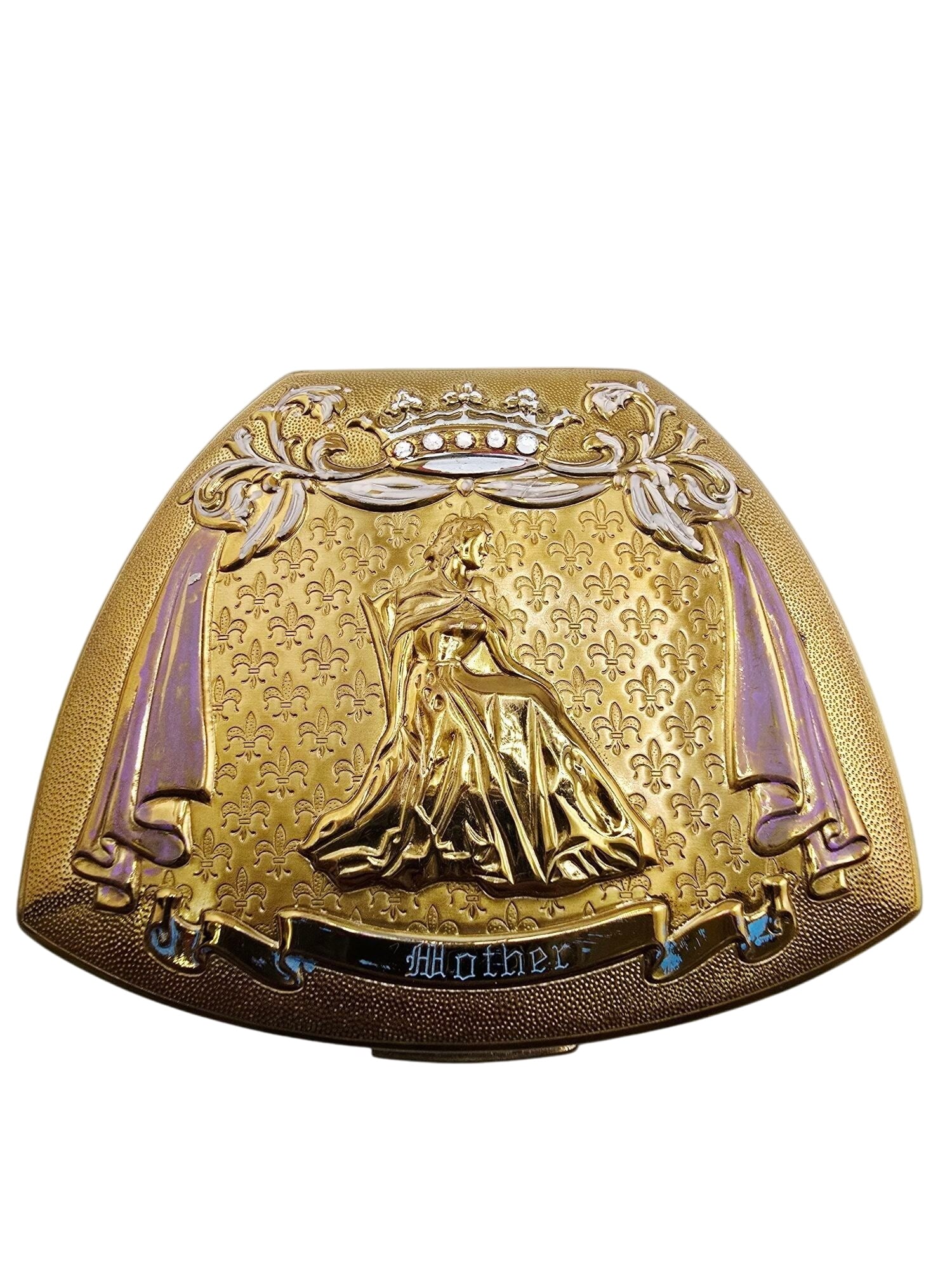 VINTAGE NOS RARE ELGIN AMERICAN MOTHER COMPACT (1 of 7)