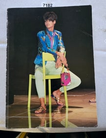 RARE GIANNI VERSACE COLLEZIONE DONNA PRIMAVERA ESTATE 1991 #20 MAGAZINE