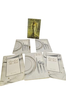 5+ ASSORTED LUNCH AT THE RITZ MENU CARDS