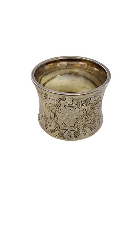 ANTIQUE VICTORIAN STERLING NAPKIN RING (1 of 3)