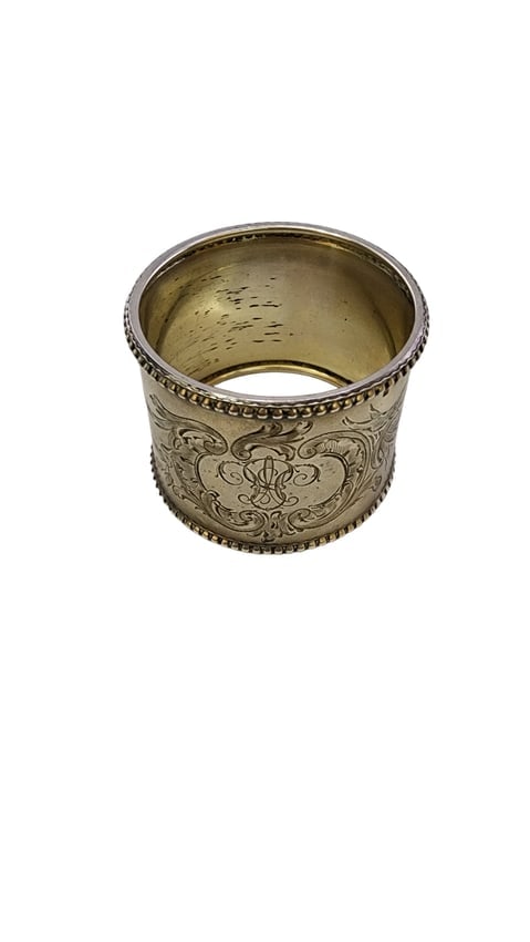 ANTIQUE VICTORIAN STERLING NAPKIN RING (1 of 4)