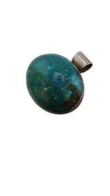 VINTAGE STERLING SEMI PRECIOUS PENDANT