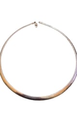 VINTAGE STERLING FLEXIBLE COLLAR NECKLACE