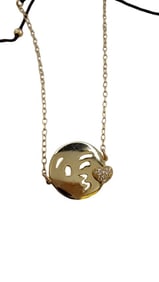 SUPER CUTE STERLING AND STRING EMOJI FRIENDSHIP BRACELET