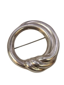VINTAGE STERLING SIGNED MEXICO (TAXCO) 925 FREE FORM BROOCH