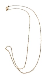 VINTAGE STERLING FINE CHAIN NECKLACE