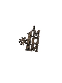VINTAGE #1 MOM STERLING CHARM