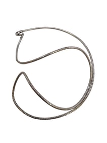 VINTAGE STERLING COIL COLLAR NECKLACE
