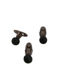ANTIQUE STUDS WITH GLASS? SET OF 3