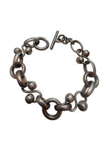 VINTAGE HEAVY SIGNED MEXICO 925 STERLING MCM BRACELET