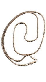 VINTAGE FOXTAIL MARKED 925 CHAIN NECKLACE