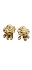 VINTAGE HASKELL STYLE HAND MADE CLIP EARRINGS