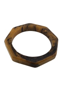 VINTAGE EARLY RESIN OR PLASTIC BANGLE BRACELET