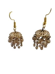 2 PEARL DANGLE PIERCED EARRINGS
