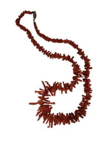 VINTAGE BRANCH CORAL NECKLACE