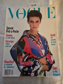 PARIS VOGUE FEB 1991 MAGAZINE