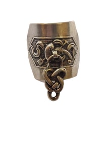 VINTAGE STERLING ADJUSTABLE DANGLING RING