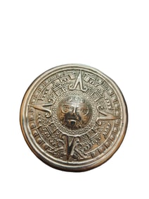 VINTAGE SILVERTONE MEXICO BROOCH PENDANT