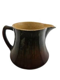 VINTAGE EARLY GLAZED POTTERY PITCHER
