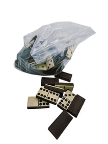 ASSORTED BAG OF DOMINOS