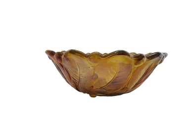 VINTAGE CARNIVAL GLASS BOWL