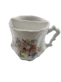 BEAUTIFUL ANTIQUE PORCELAIN MUSTACHE CUP