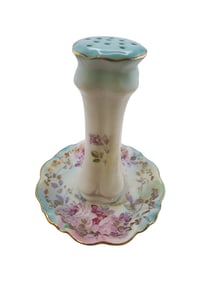 SIGNED RS PORCELAIN HAT PIN HOLDER AND TRAY
