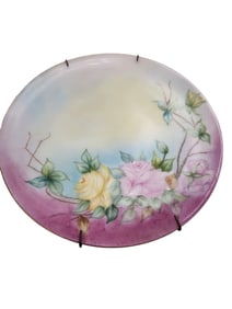 BEAUTIFUL ANTIQUE THOMAS 'SEVRES BAVARIA DECORATIVE PLATE