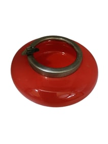 VINTAGE MCM GLASS ASHTRAY