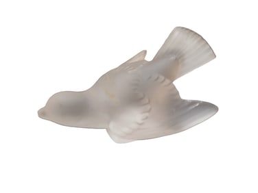 VINTAGE UNSIGNED LALIQUE BIRD STATUE