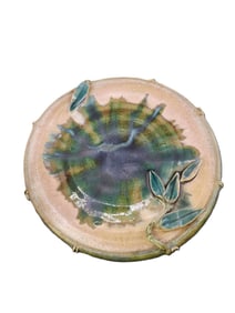 MAJOLICA STYLE GLAZED PLATE