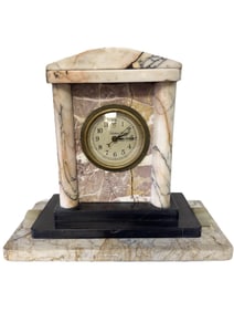 Antique Telechron Marble Mantle Clock