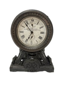 Antique A. Winterhalter Jeweler Bronx Seth Thomas Mantle Clock