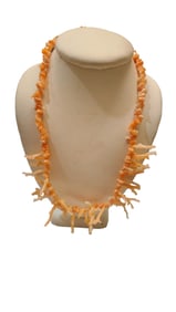 VINTAGE LIGHT PINK BRANCH C.O.R.A.L NECKLACE