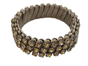 VINTAGE RHINESTONE EXPANDABLE STRETCH BRACELET