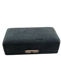 ANTIQUE DOUBLE BRACELET BOX WITH INSCRIPTION DATED 1924