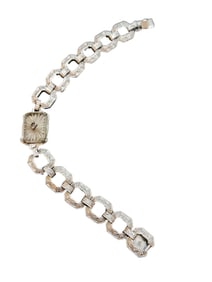 ANTIQUE ART DECO CAMPHOR GLASS BRACELET