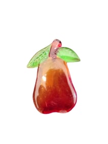 SUPER CUTE VINTAGE LUCITE PEAR BROOCH