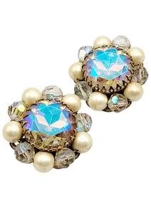 PARK LANE AB CRYSTAL CLIP EARRINGS