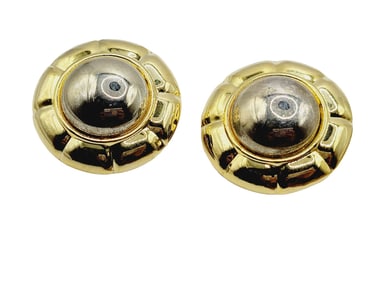 VINTAGE 80'S BOLD RUNWAY CLIP EARRINGS