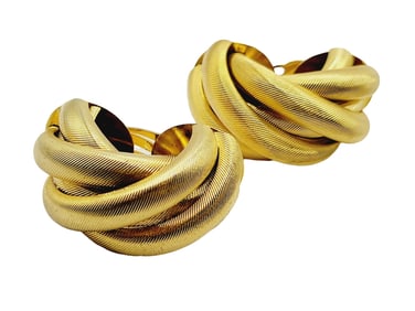 VINTAGE 80'S DESIGNER RUNWAY EARRINGS