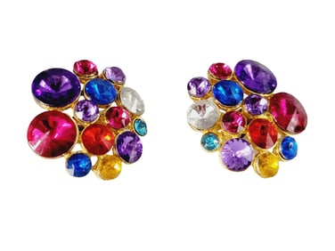 VINTAGE SPARKLY 80'S EARRING