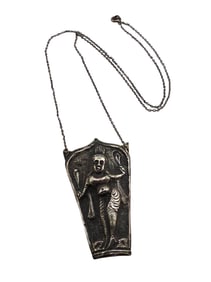 ANTIQUE POSSIBLY INDONESIAN SILVERTONE NECKLACE