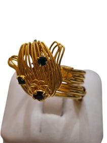 VINTAGE HAND WIRED ADJUSTABLE DOG RING