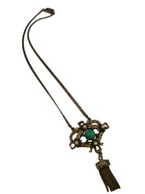 VINTAGE VICTORIAN REVIVAL TASSEL NECKLACE