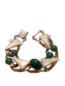 VINTAGE KAFIN? STYLE GLASS AND MOP BRACELET