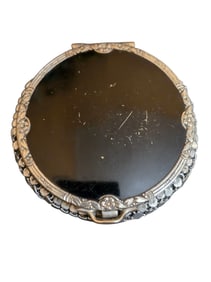 VINTAGE EVANS MESH ART DECO COMPACT