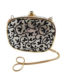 VINTAGE BEAUTIFUL JUDITH LIEBER MINAUDIERE WITH DUST BAGS AND ACCESSORIES